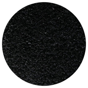 Dywan nowoczesny do salonu, sypialni Shaggy Czarny Koło BEST