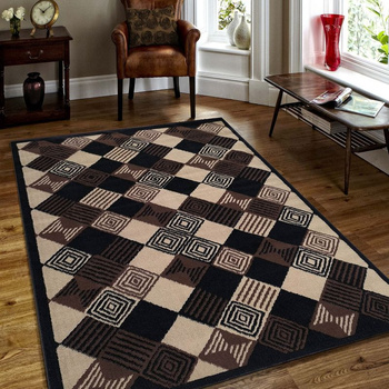 Dywan nowoczesny do salonu Sato BCF Alfa 17 Brązowy