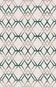 Dywan nowoczesny do salonu COSINO 3 Zielono Beżowy STYLISH