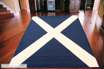 Dywan test Scottish Flag Z WADĄ CITY